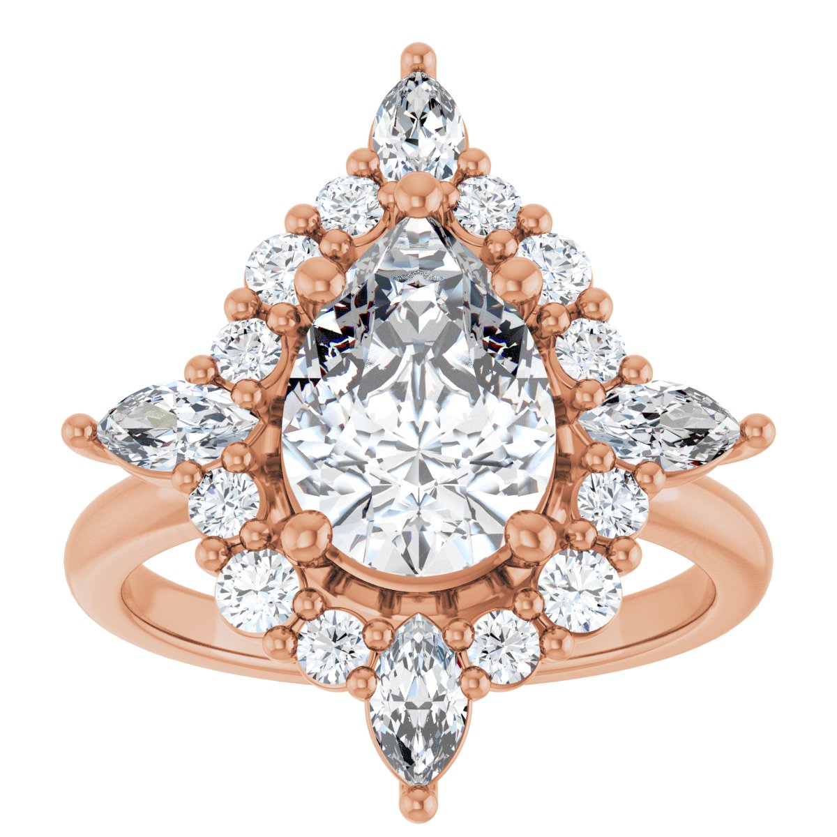 Halo-Style Engagement Ring