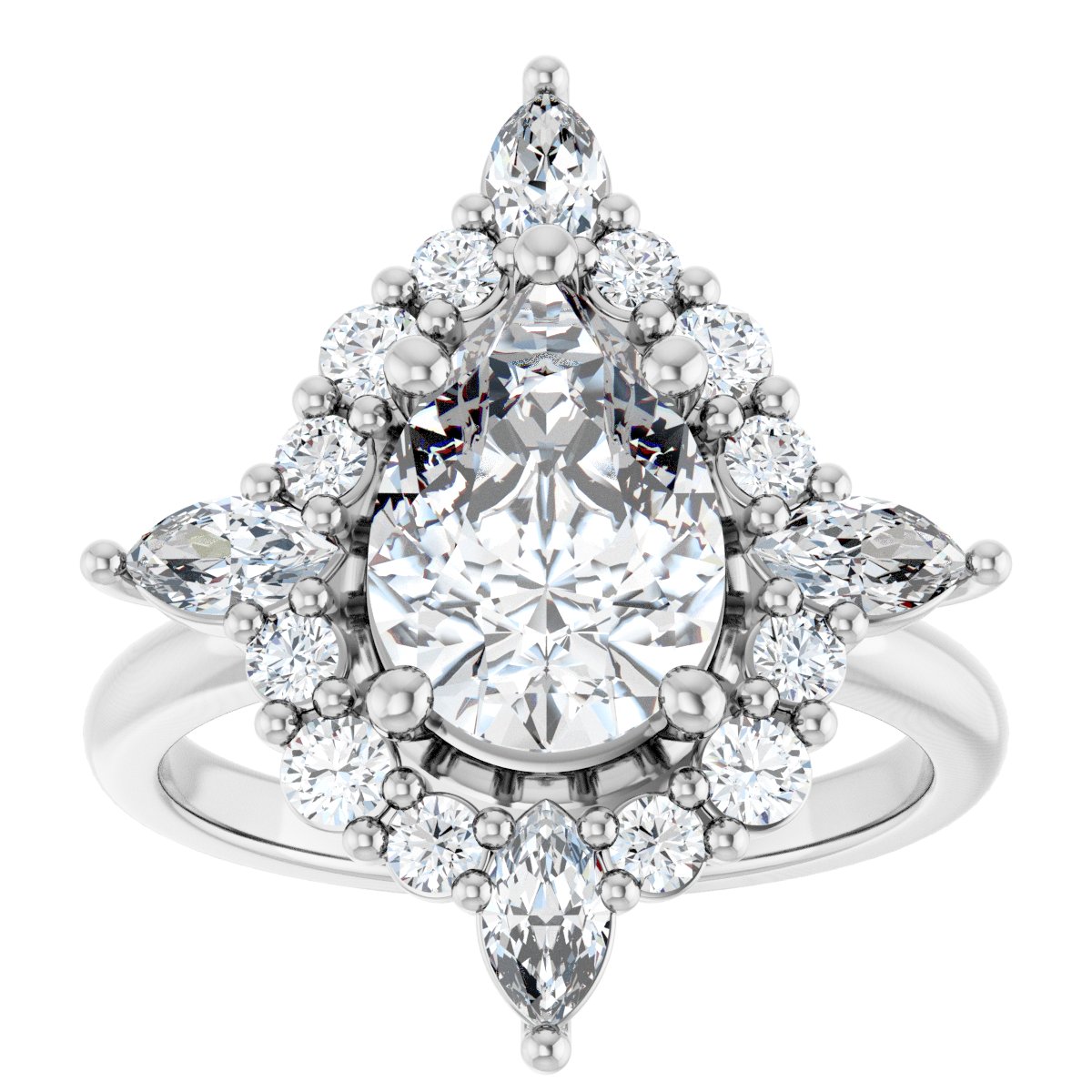 Halo-Style Engagement Ring