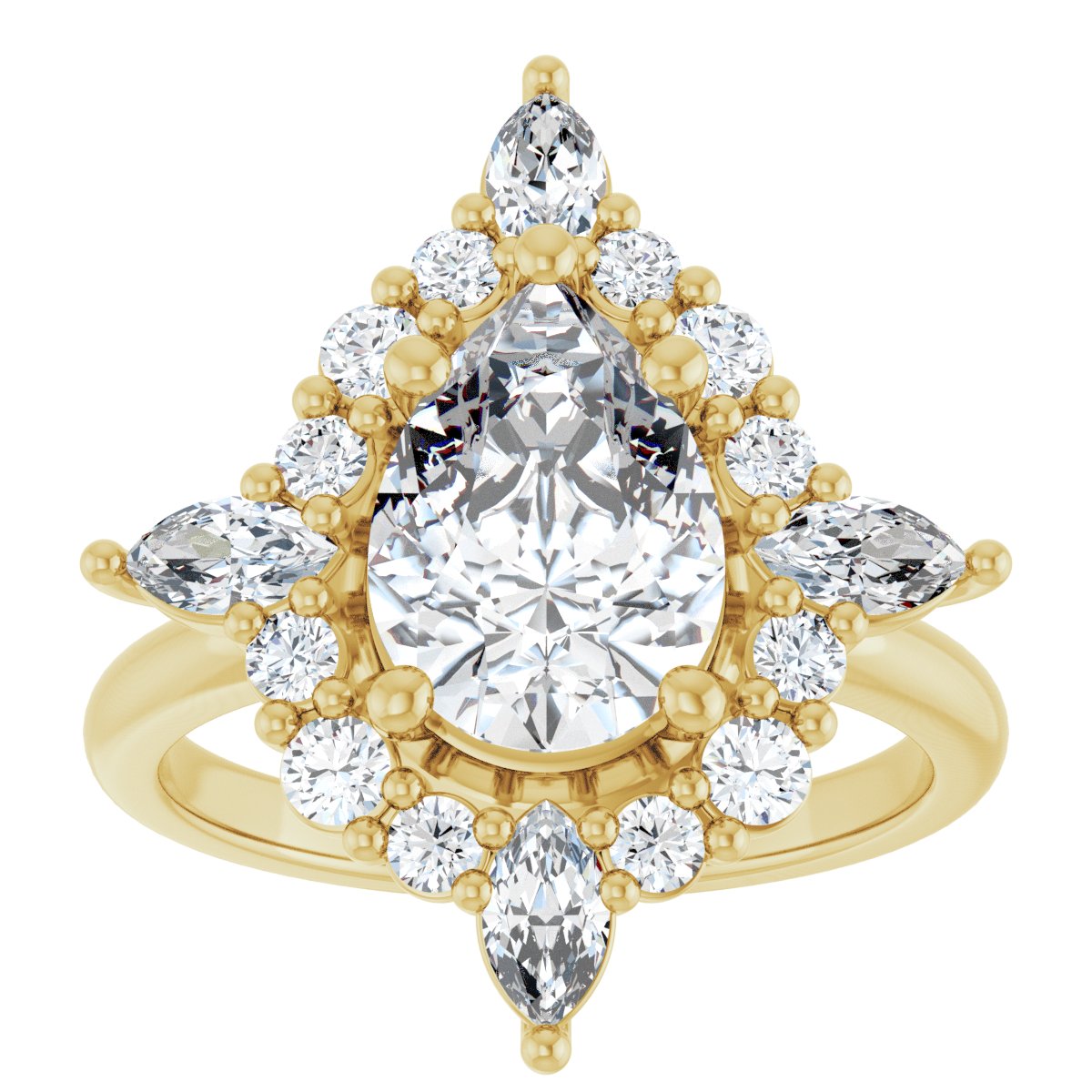 Halo-Style Engagement Ring