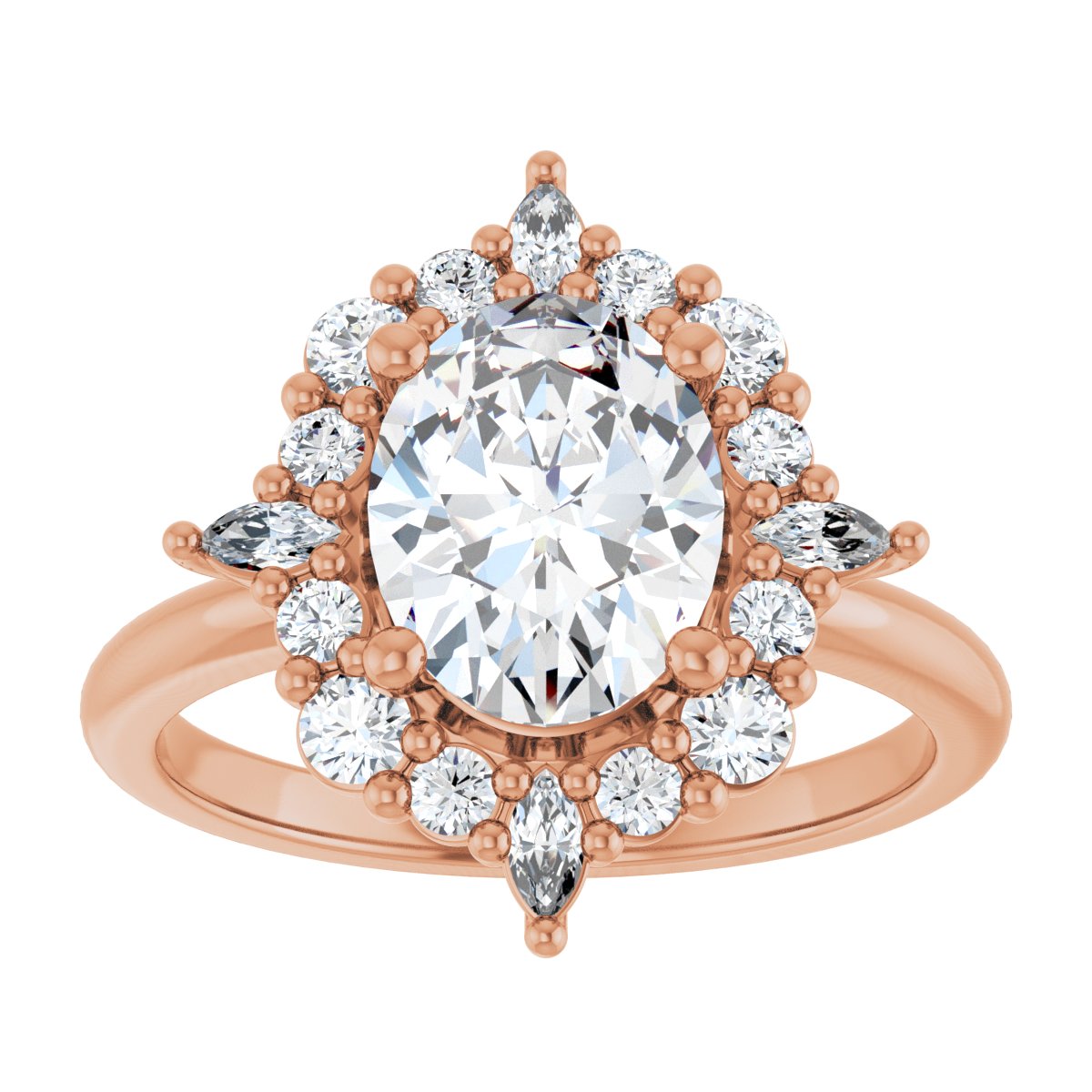 Halo-Style Engagement Ring