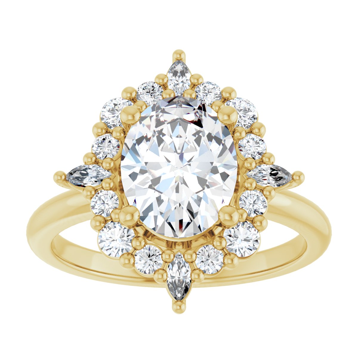 Halo-Style Engagement Ring