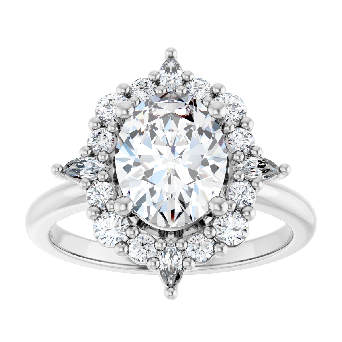 Halo-Style Engagement Ring