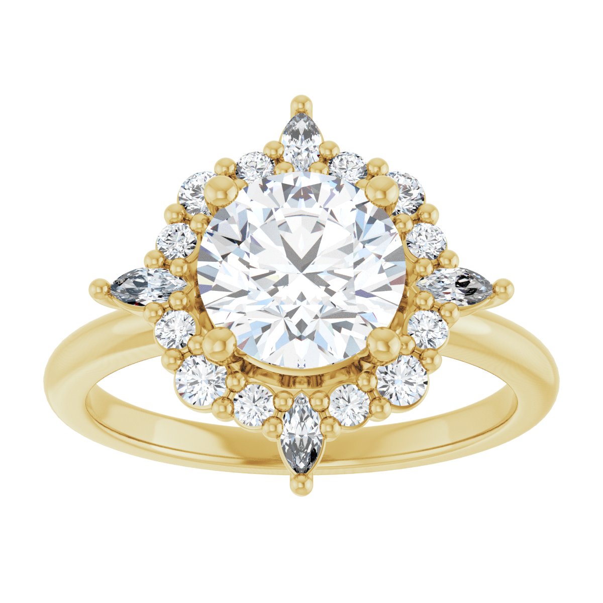 Halo-Style Engagement Ring