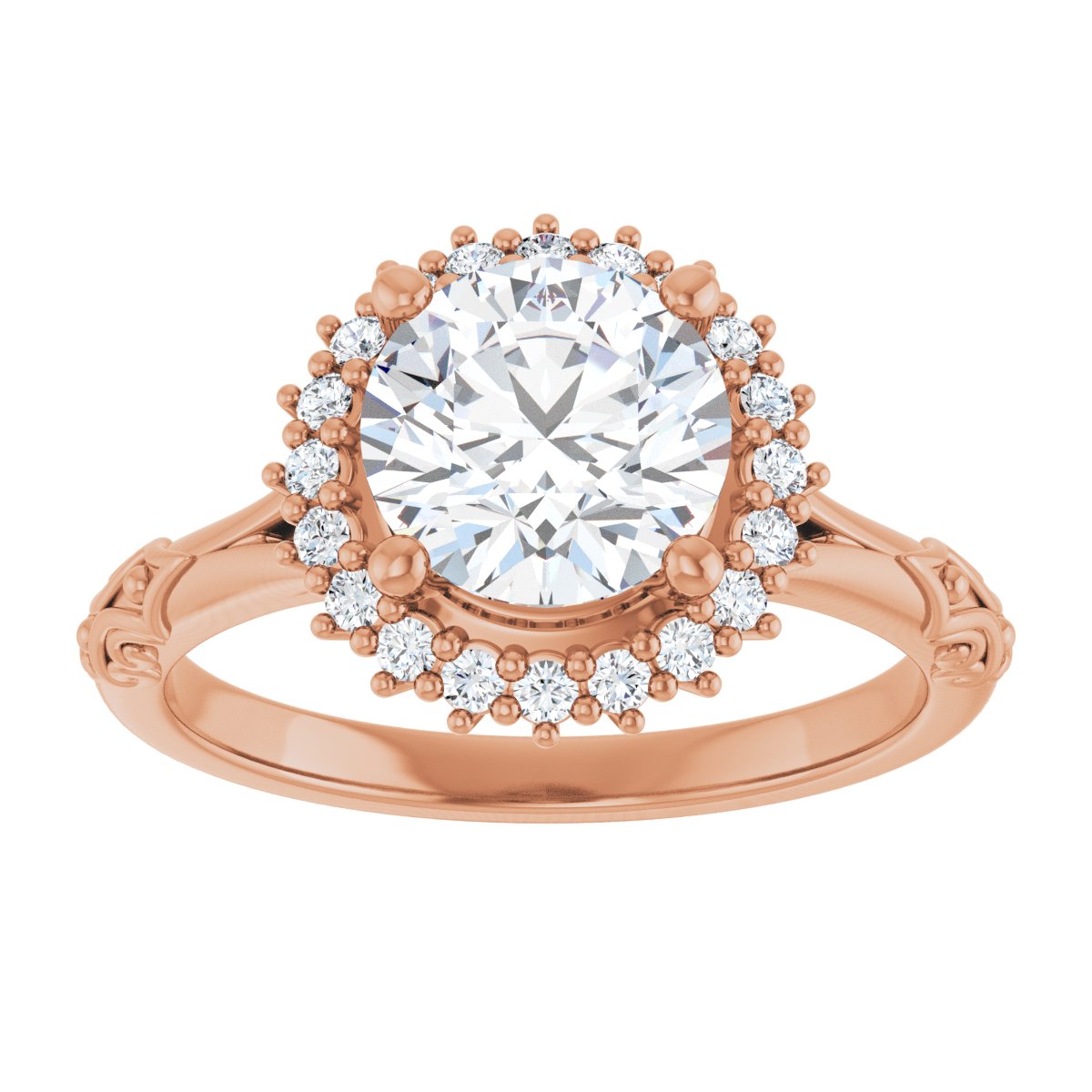 Halo-Style Engagement Ring