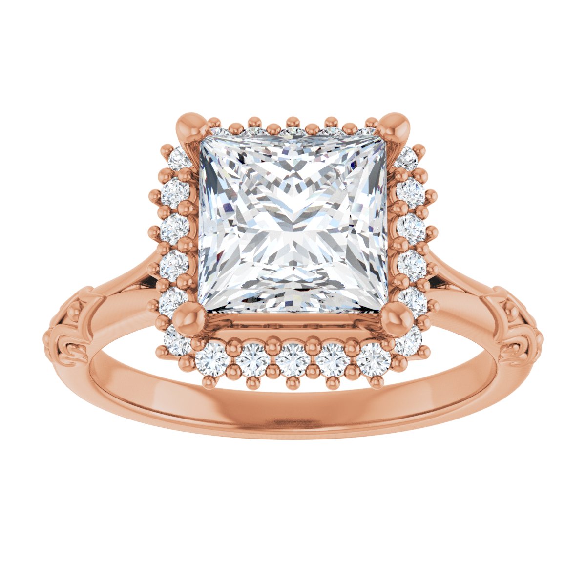 Halo-Style Engagement Ring