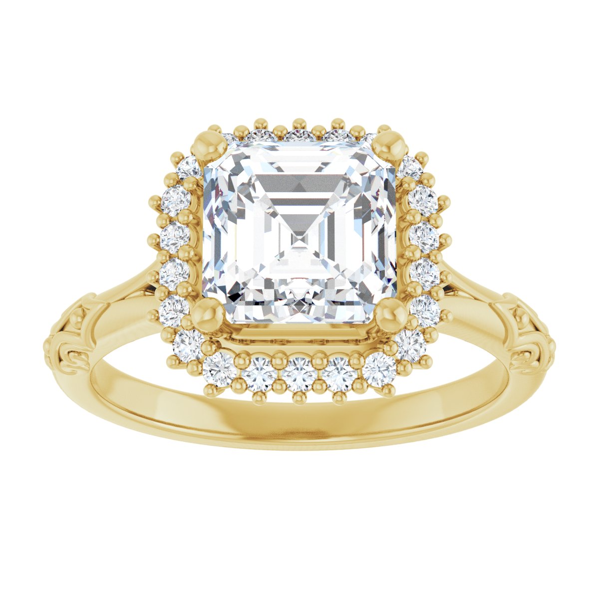 Halo-Style Engagement Ring