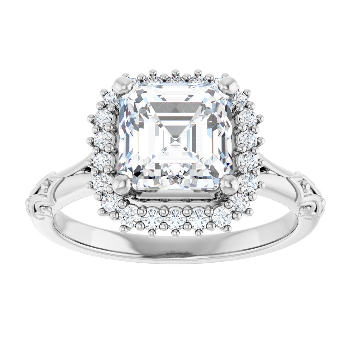 Halo-Style Engagement Ring