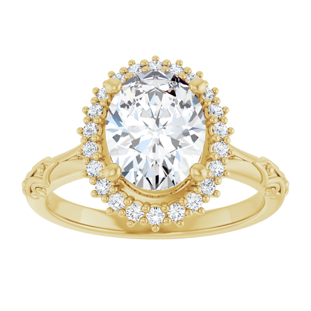 Halo-Style Engagement Ring