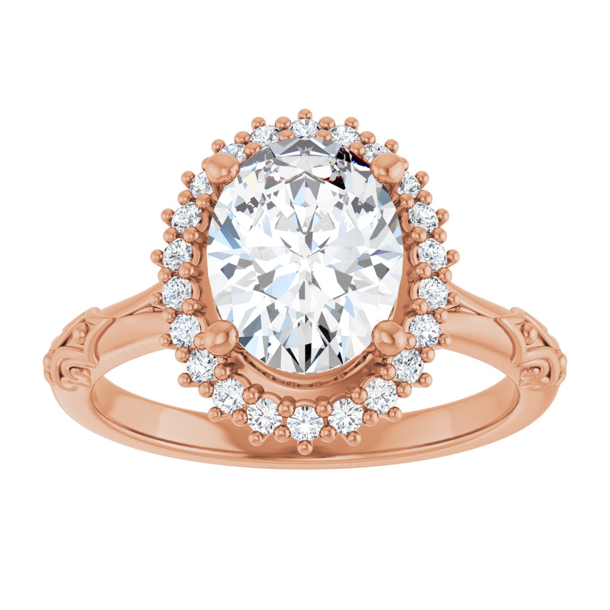 Halo-Style Engagement Ring