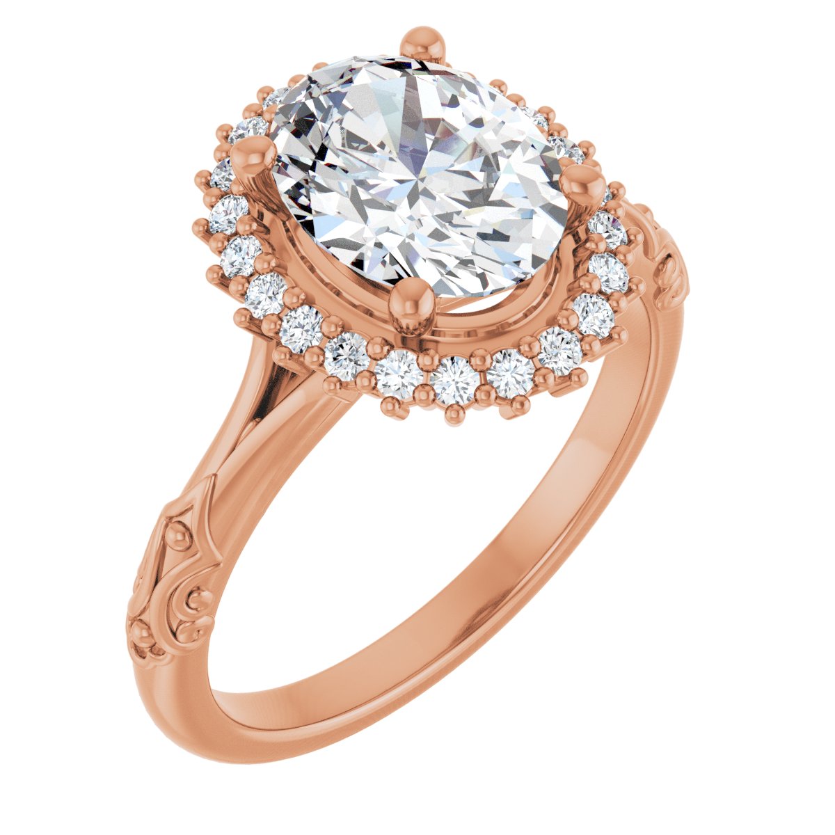 Halo-Style Engagement Ring