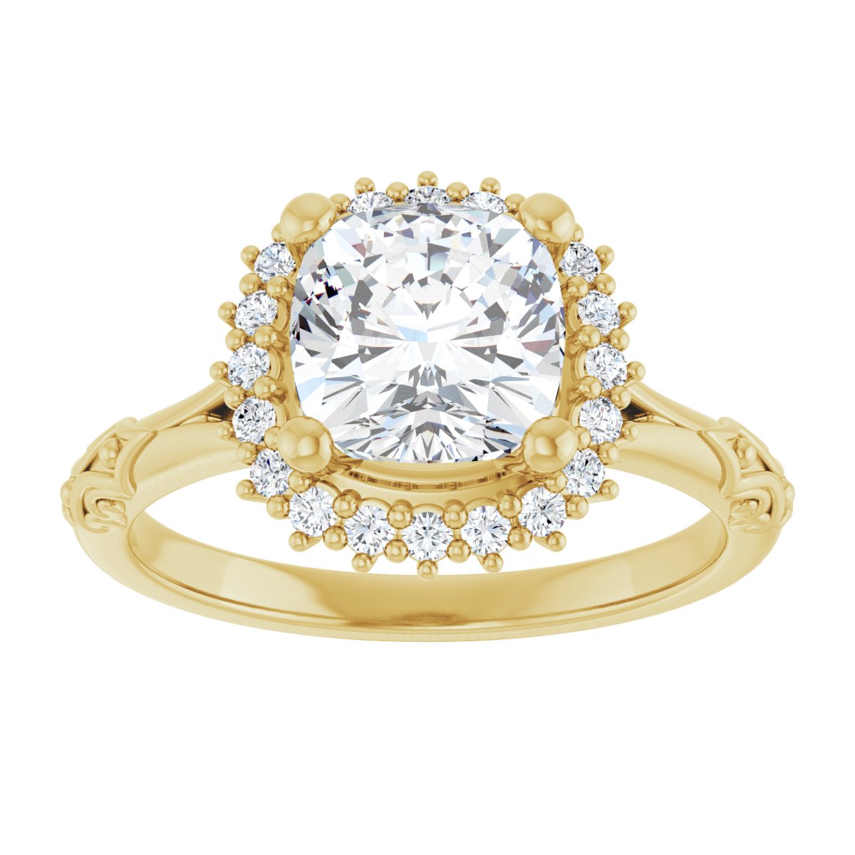 Halo-Style Engagement Ring