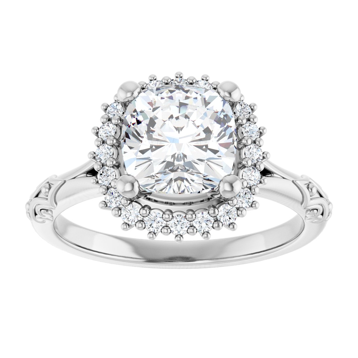 Halo-Style Engagement Ring