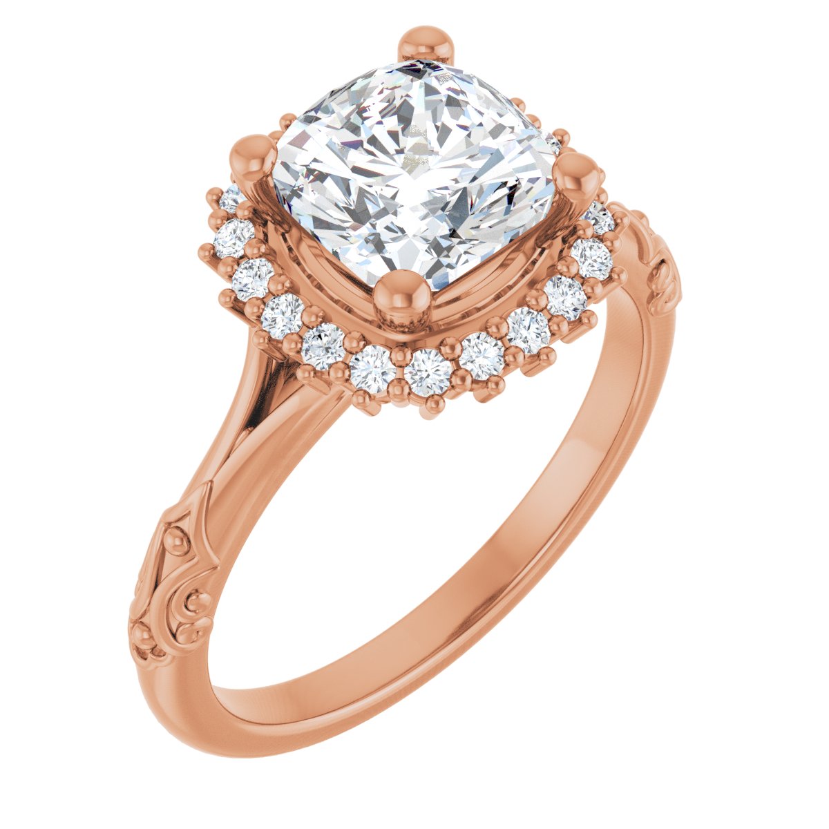 Halo-Style Engagement Ring