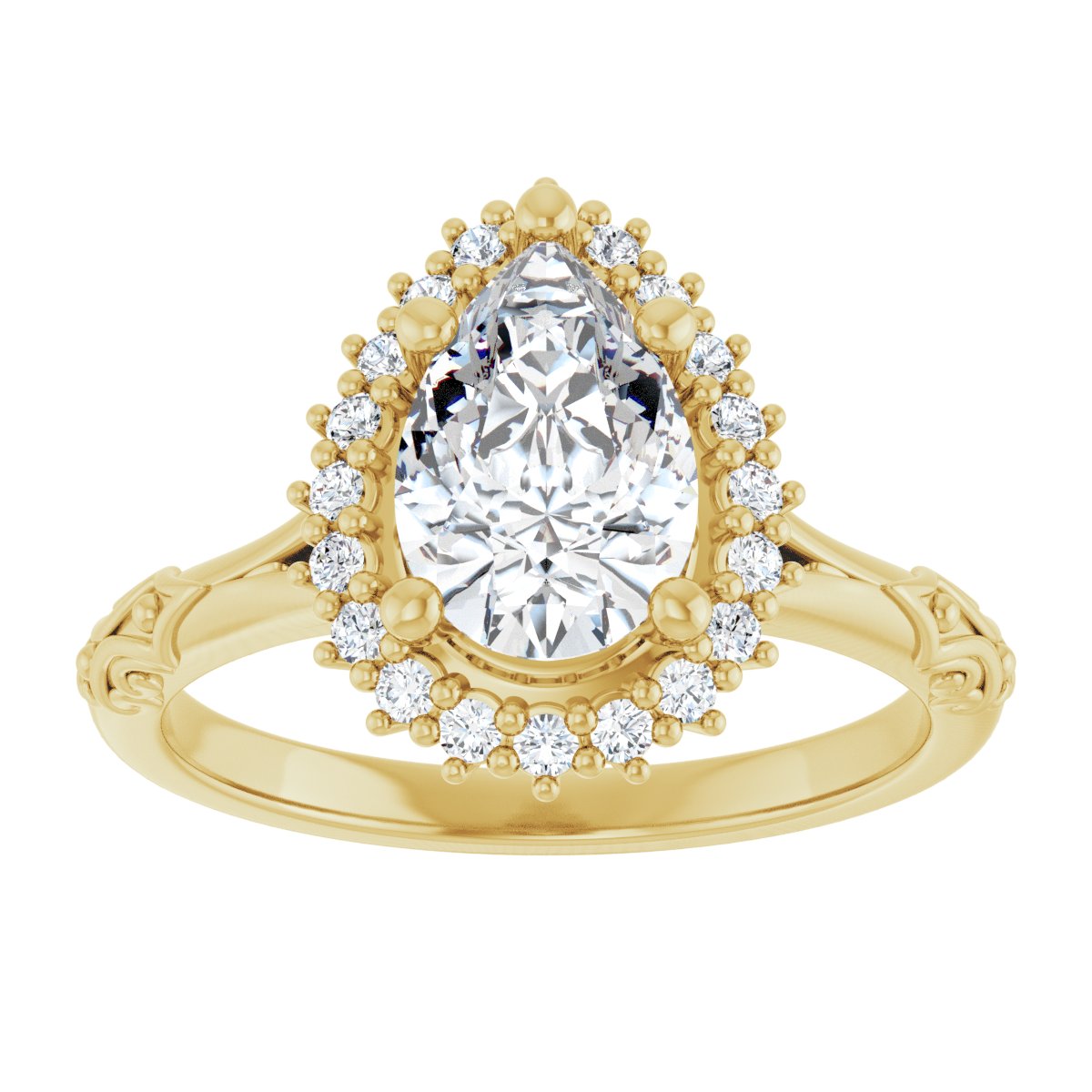 Halo-Style Engagement Ring