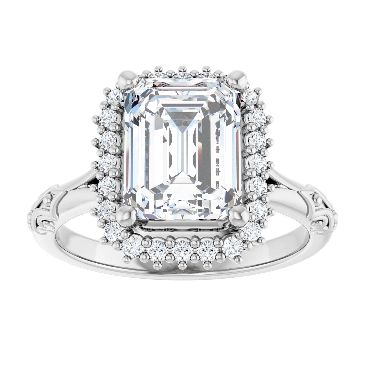 Halo-Style Engagement Ring