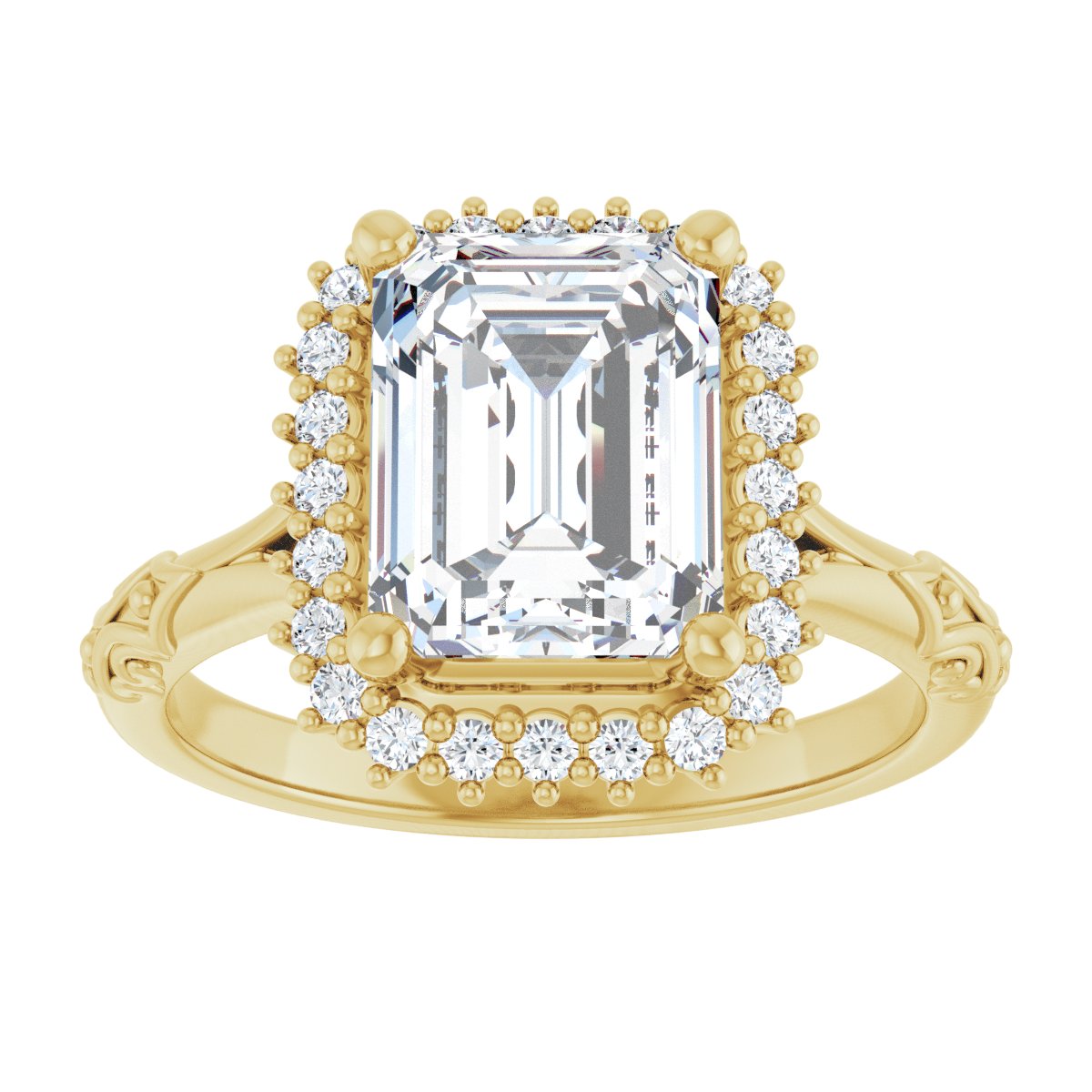 Halo-Style Engagement Ring