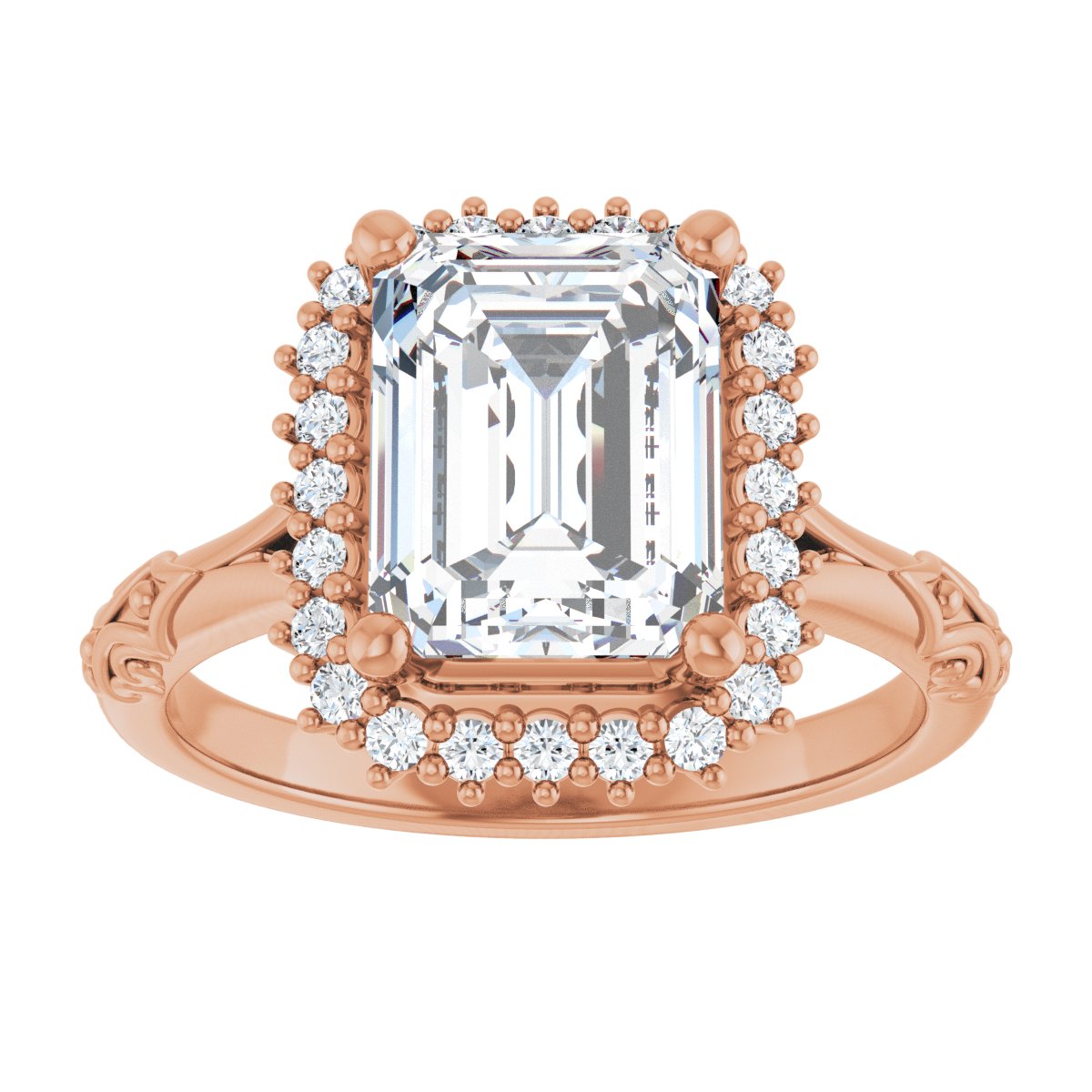 Halo-Style Engagement Ring