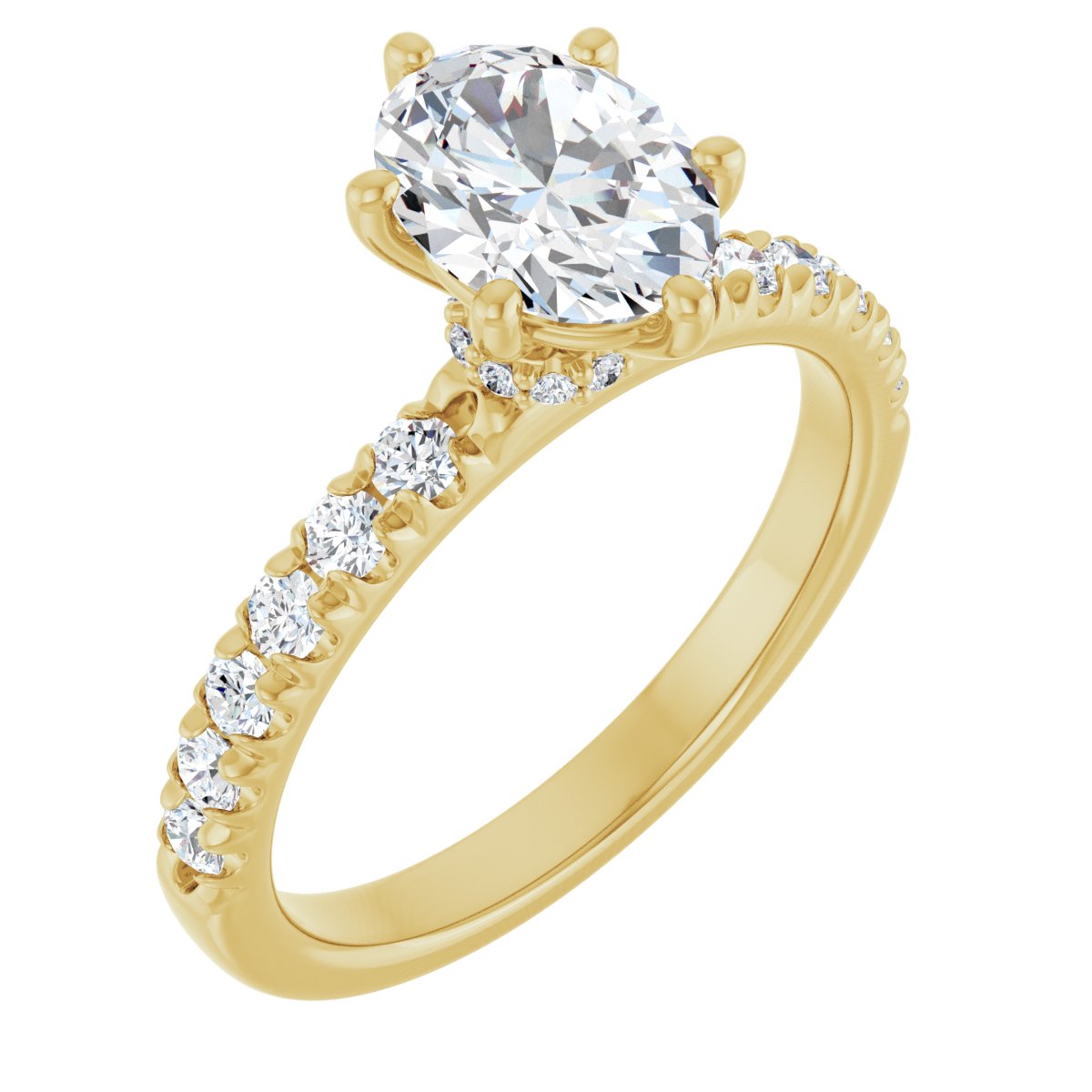 Accented Engagement Ring