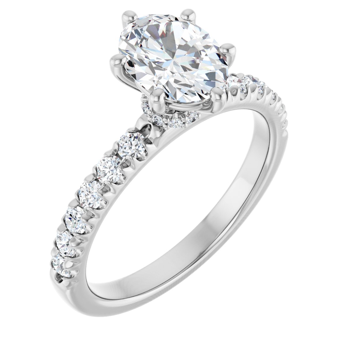 Accented Engagement Ring