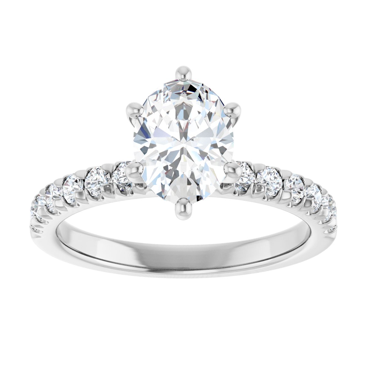 Accented Engagement Ring