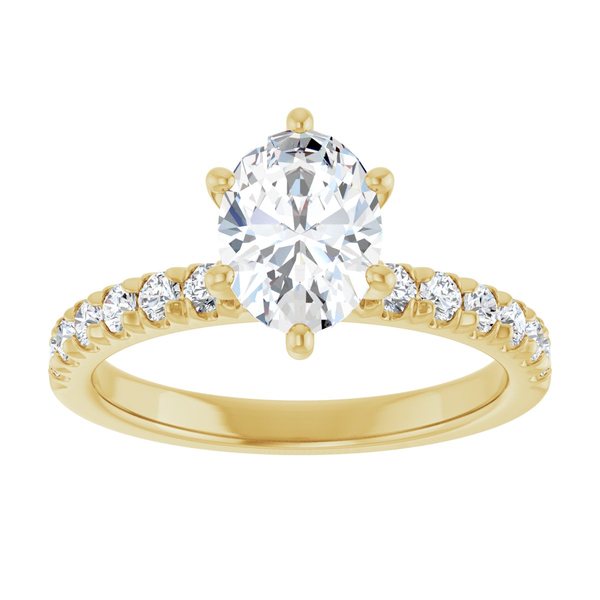 Accented Engagement Ring