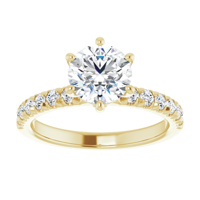 Accented Engagement Ring