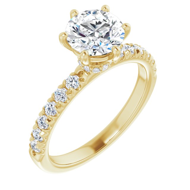 Accented Engagement Ring