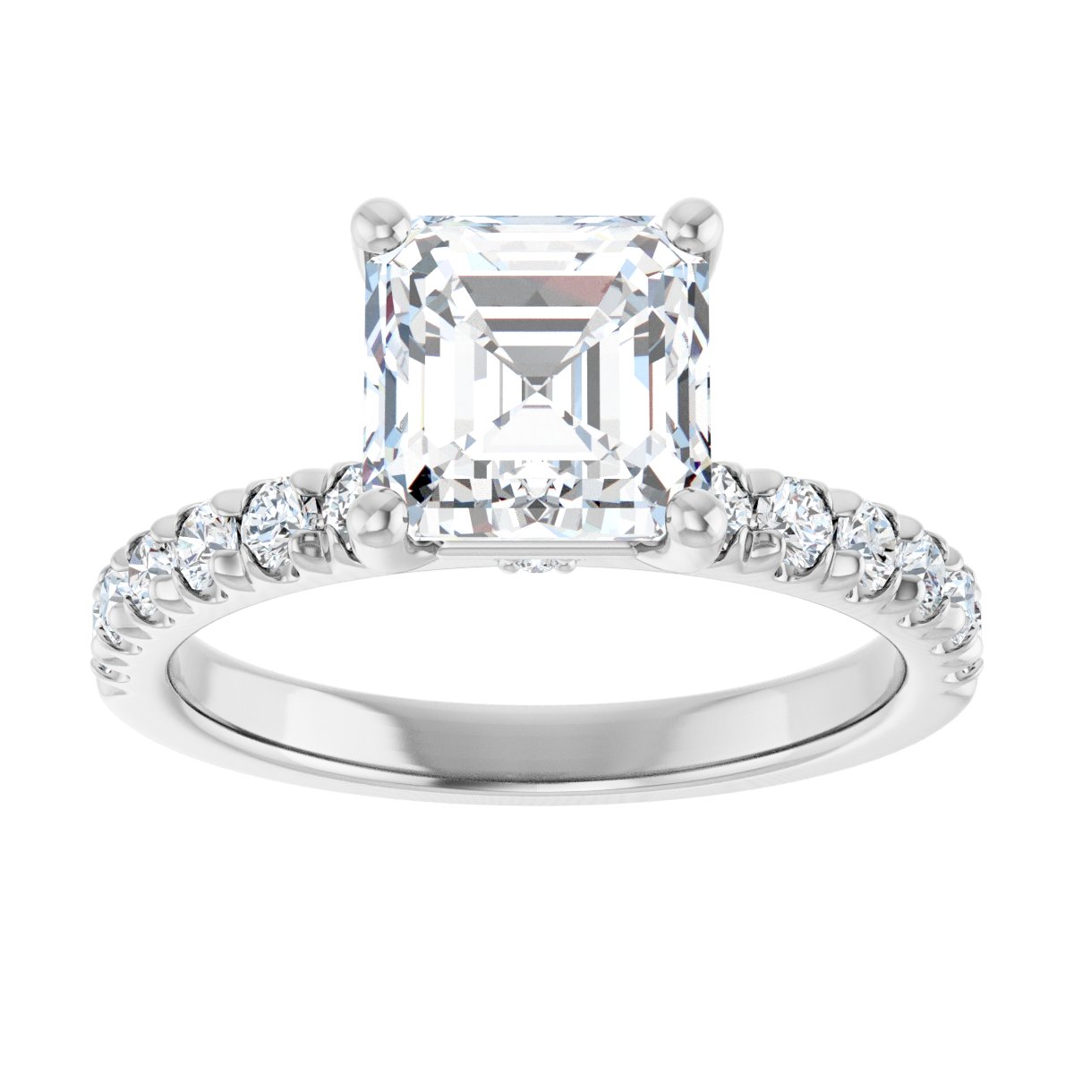 Accented Engagement Ring