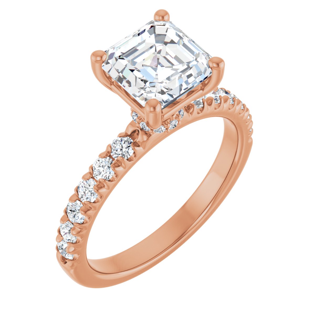 Accented Engagement Ring