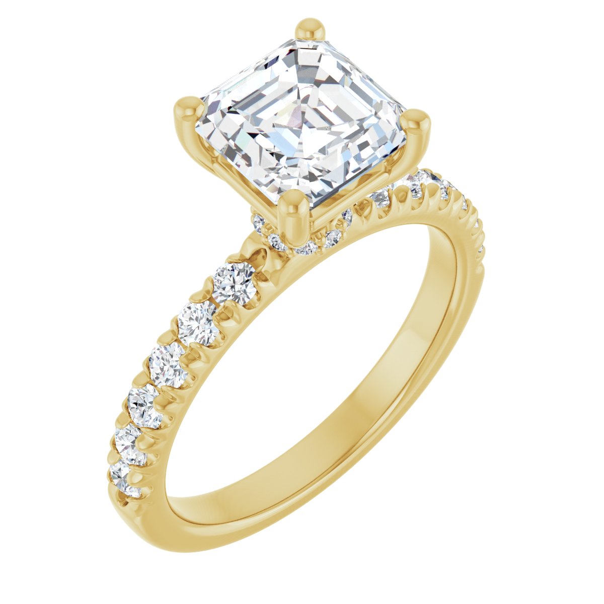 Accented Engagement Ring
