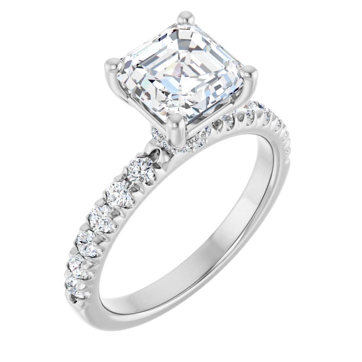 Accented Engagement Ring