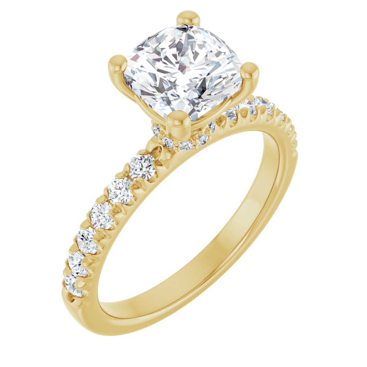 Accented Engagement Ring