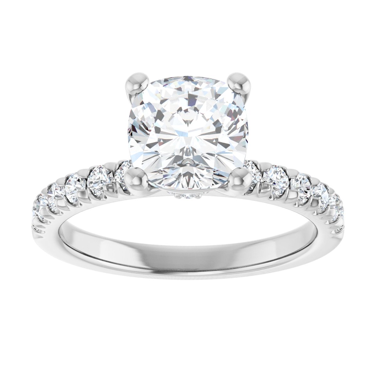 Accented Engagement Ring