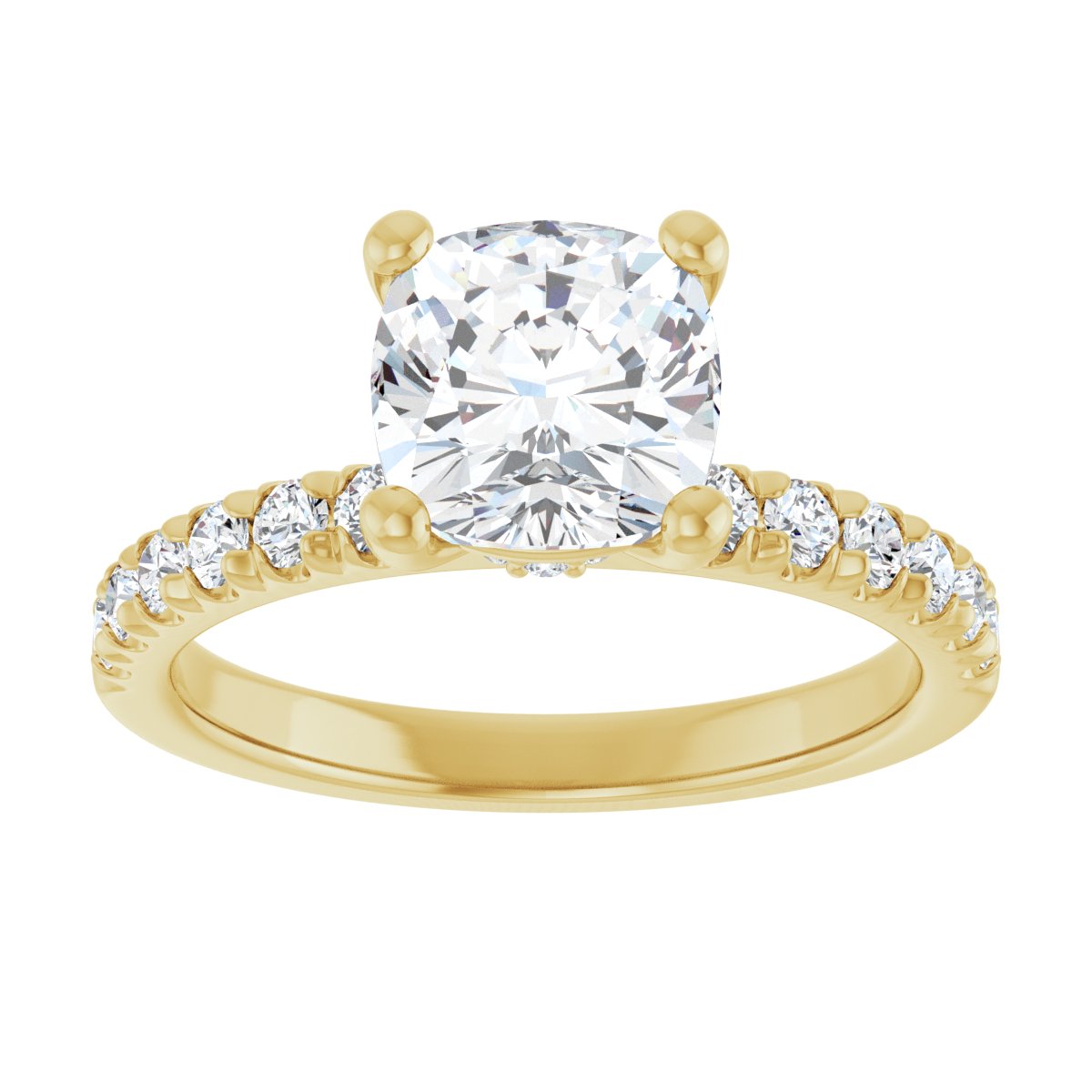 Accented Engagement Ring