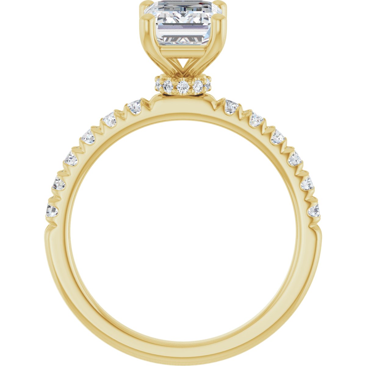 Accented Engagement Ring