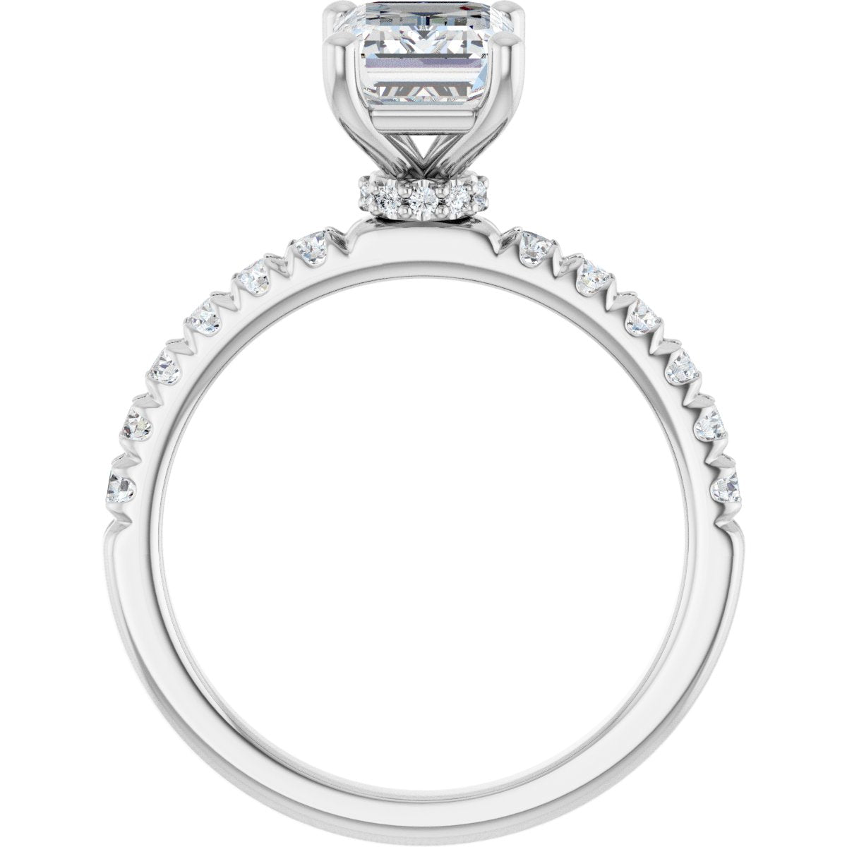 Accented Engagement Ring
