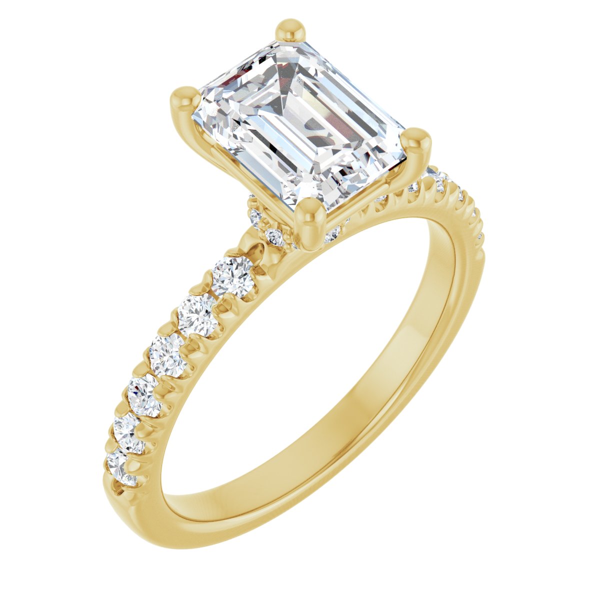 Accented Engagement Ring