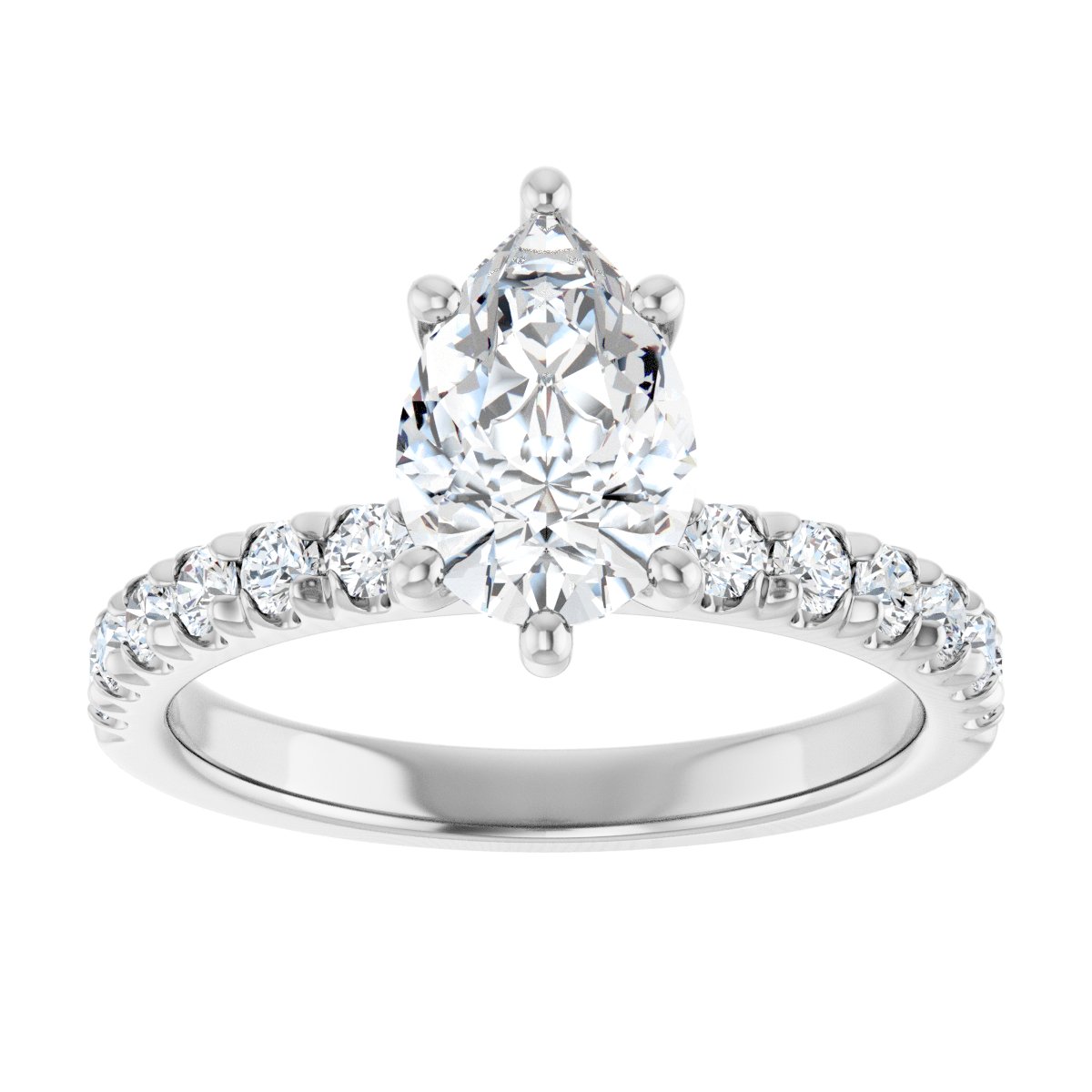 Accented Engagement Ring