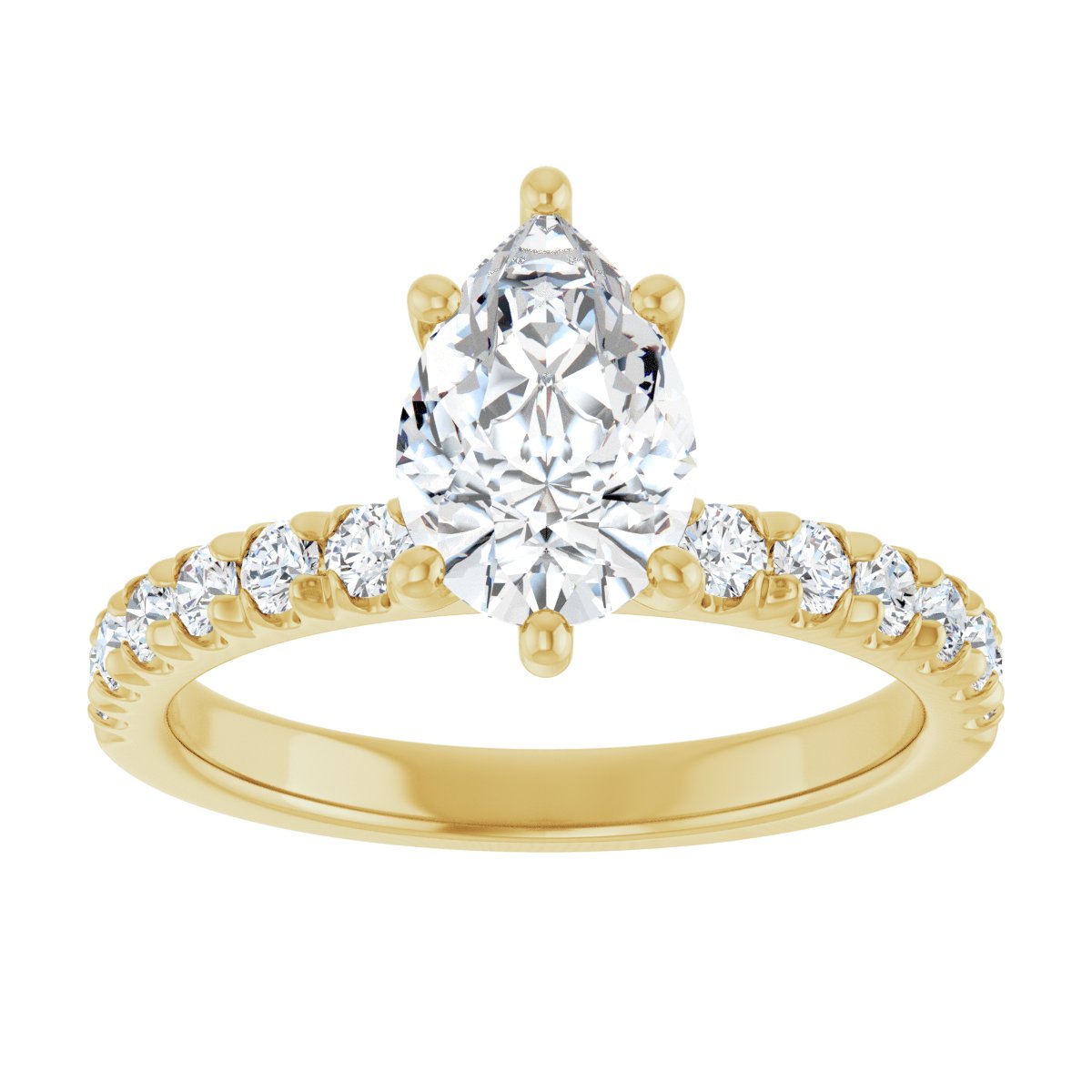 Accented Engagement Ring