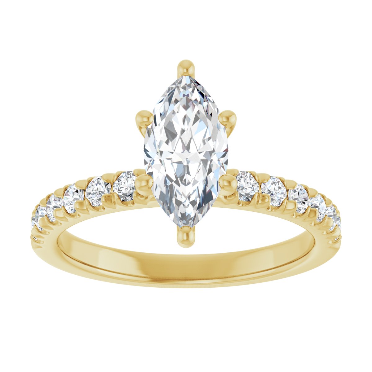 Accented Engagement Ring