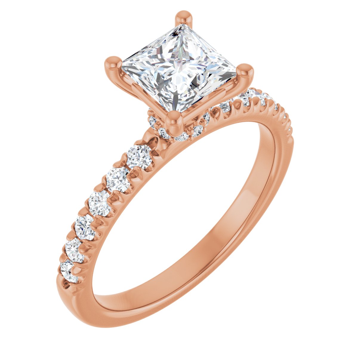 Accented Engagement Ring