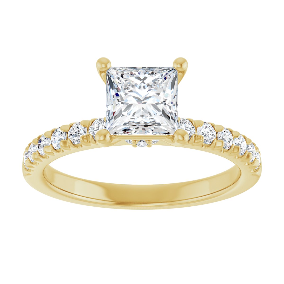 Accented Engagement Ring