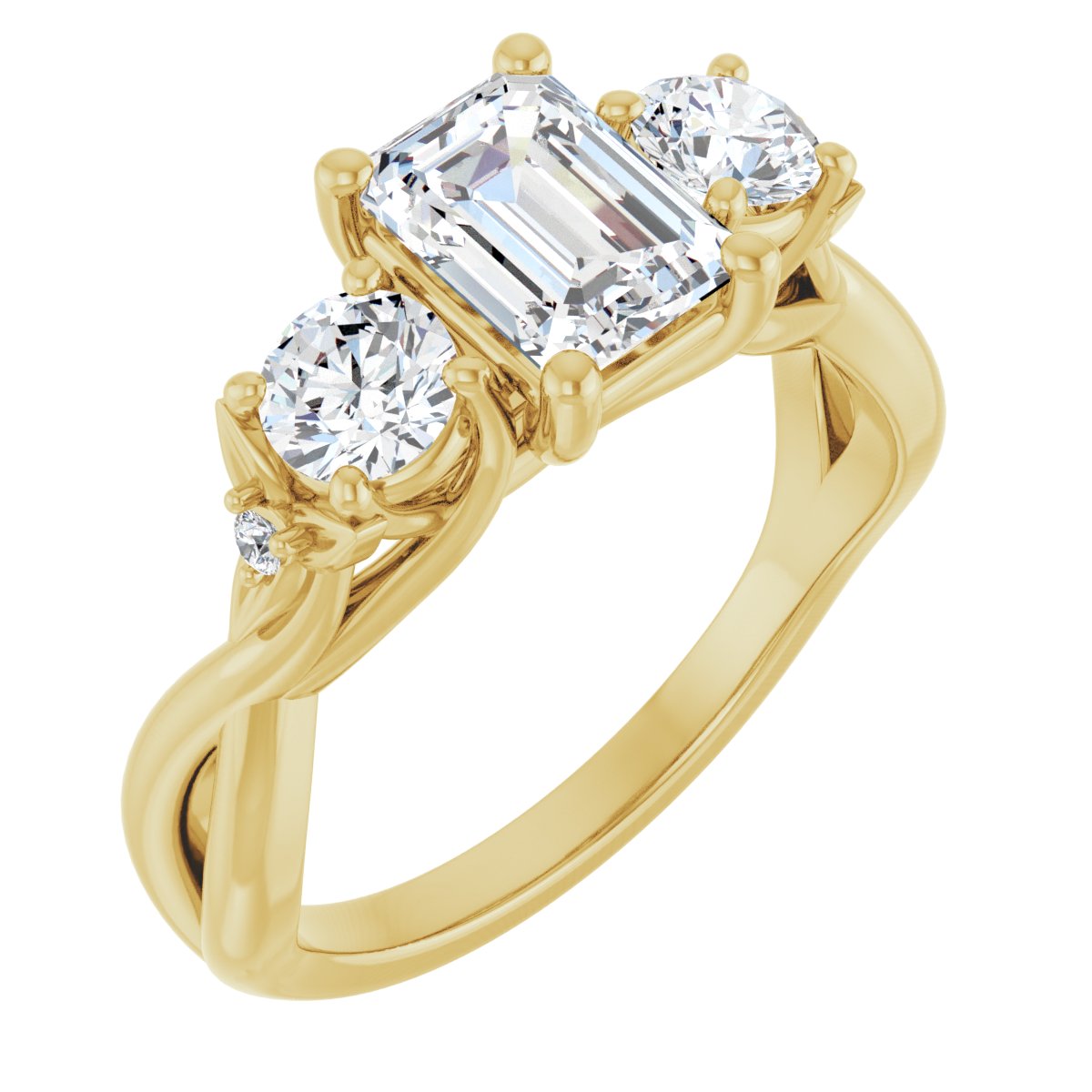 Three-Stone Engagement Ring