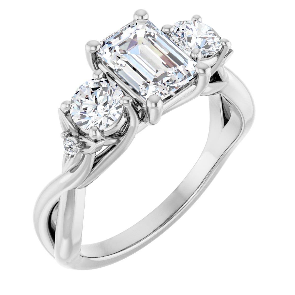 Three-Stone Engagement Ring