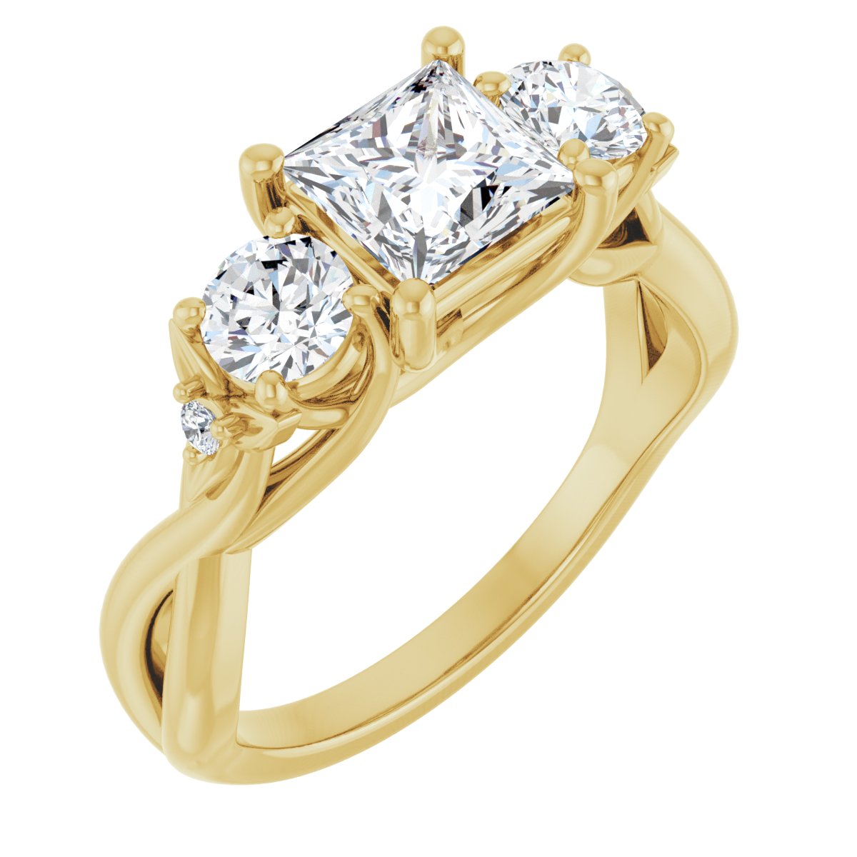 Three-Stone Engagement Ring