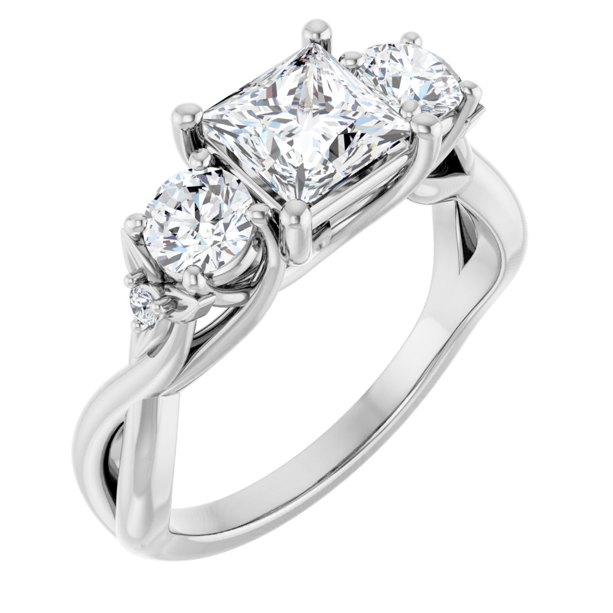 Three-Stone Engagement Ring