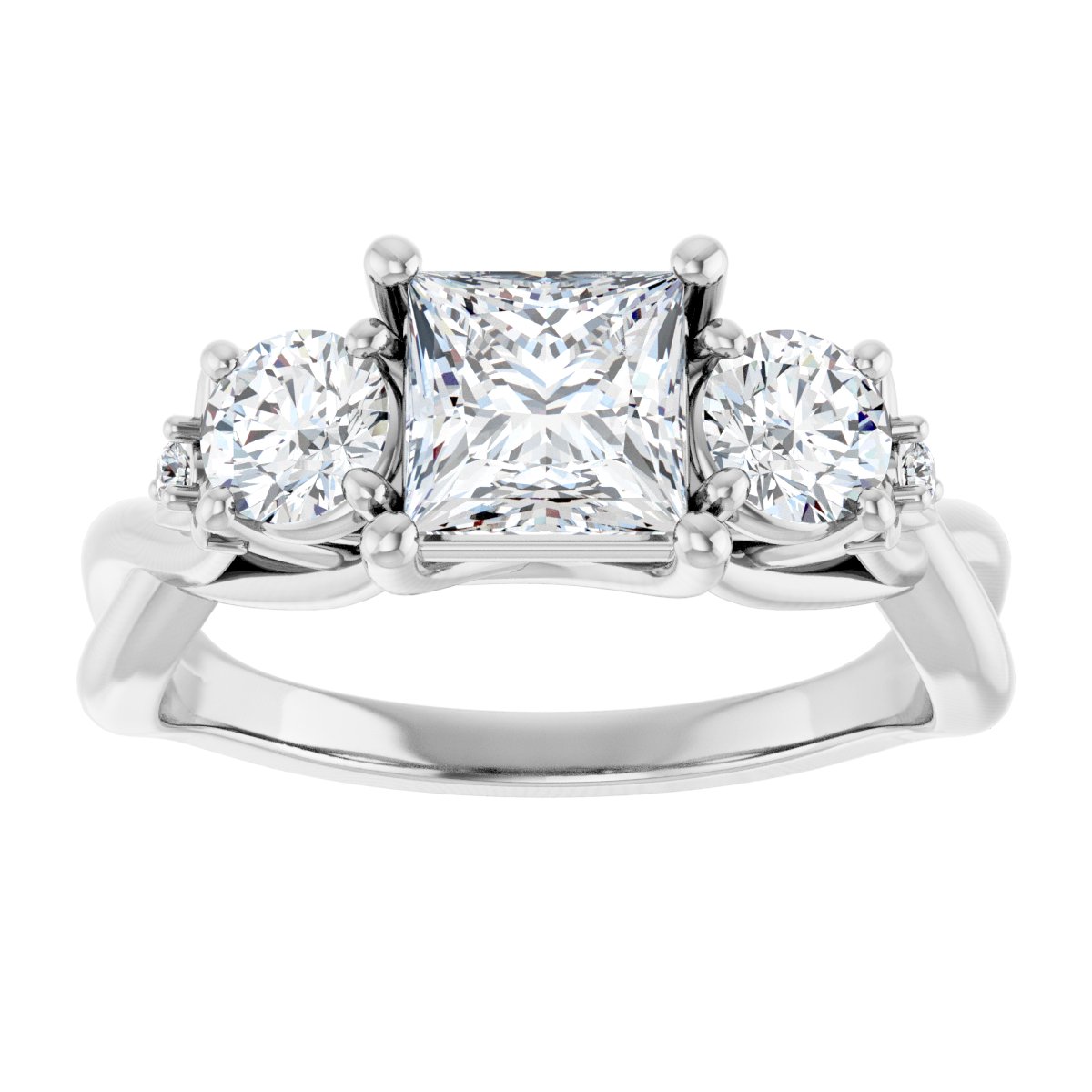 Three-Stone Engagement Ring