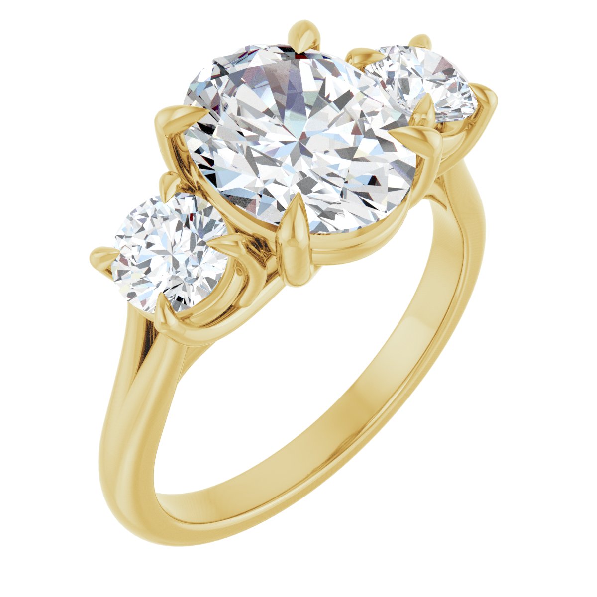 Three-Stone Engagement Ring