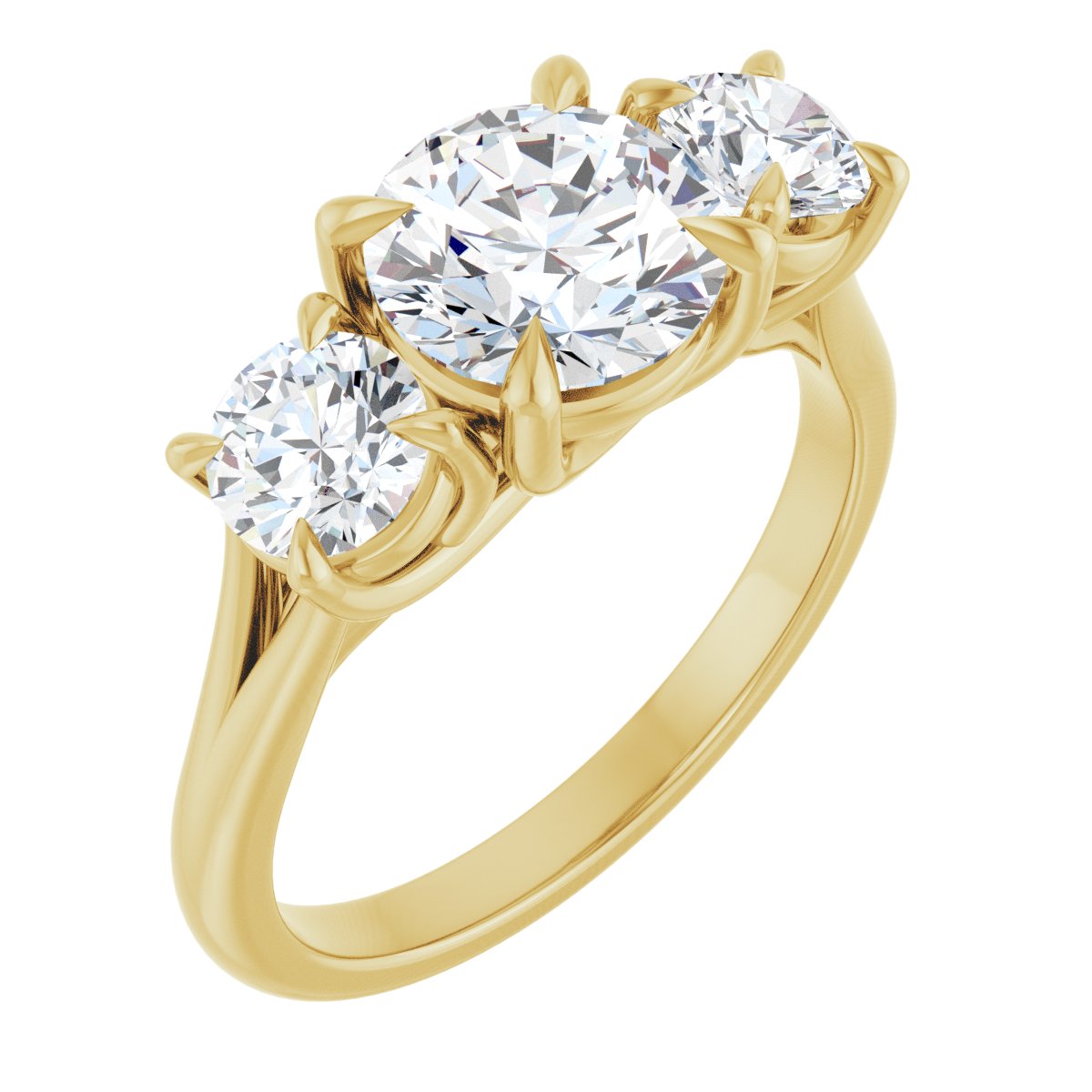 Three-Stone Engagement Ring