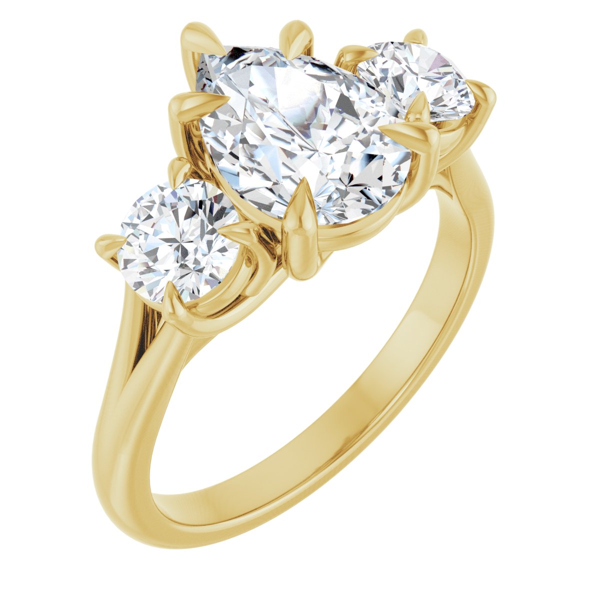 Three-Stone Engagement Ring